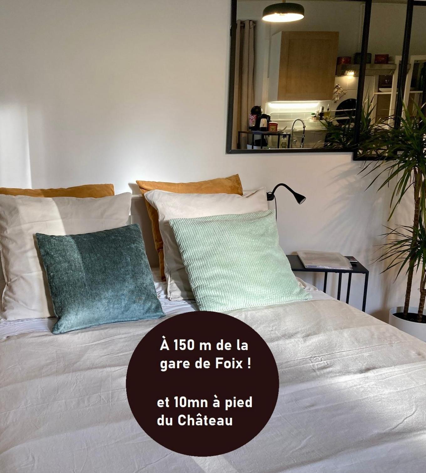 Aux 4 Logis Appart-Hotel - Studio Le City - Petit Dejeuner Inclus 1Ere Nuit Фуа Екстер'єр фото